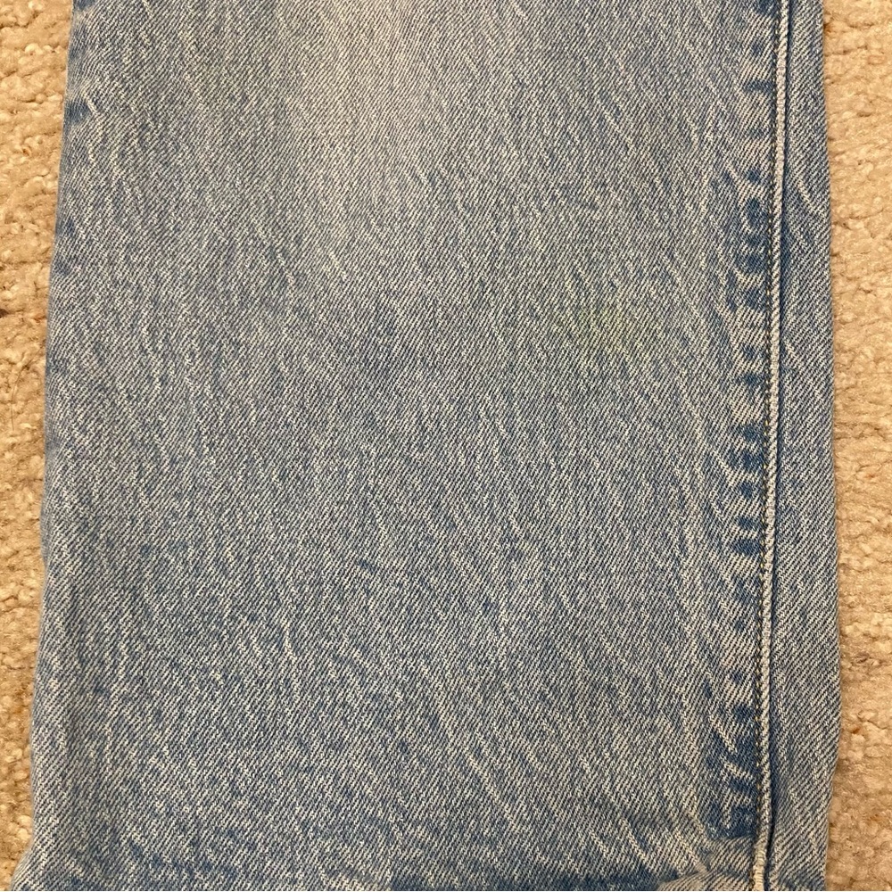 Levi’s Ribcage Straight Light Wash Denim Jeans, Button Fly, Women’s Size 25 - Picture 14 of 15